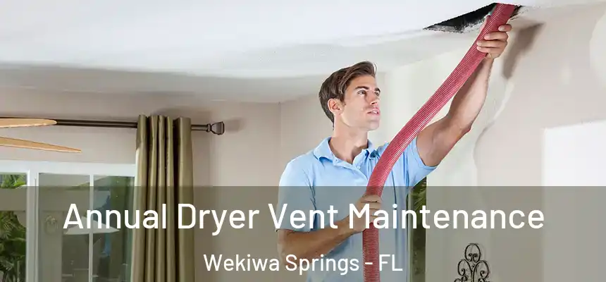 Annual Dryer Vent Maintenance Wekiwa Springs - FL