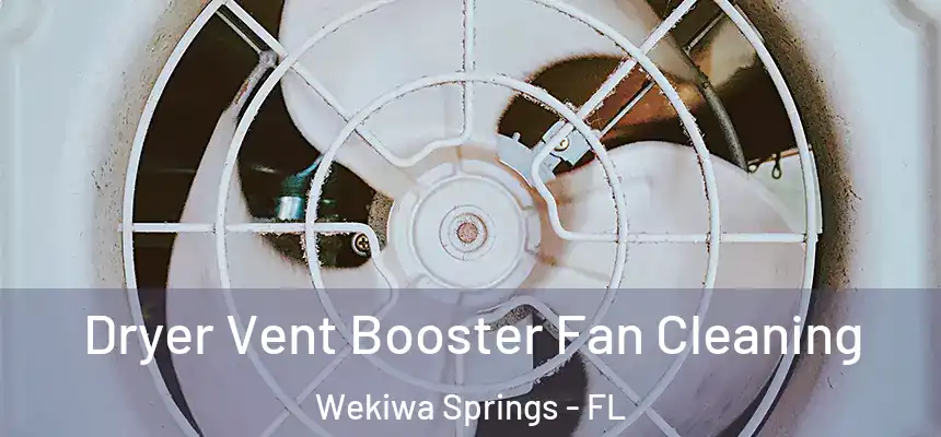 Dryer Vent Booster Fan Cleaning Wekiwa Springs - FL