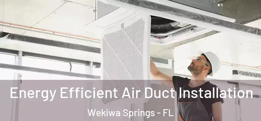  Energy Efficient Air Duct Installation Wekiwa Springs - FL