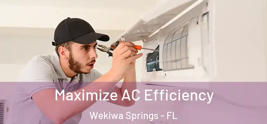 Maximize AC Efficiency Wekiwa Springs - FL